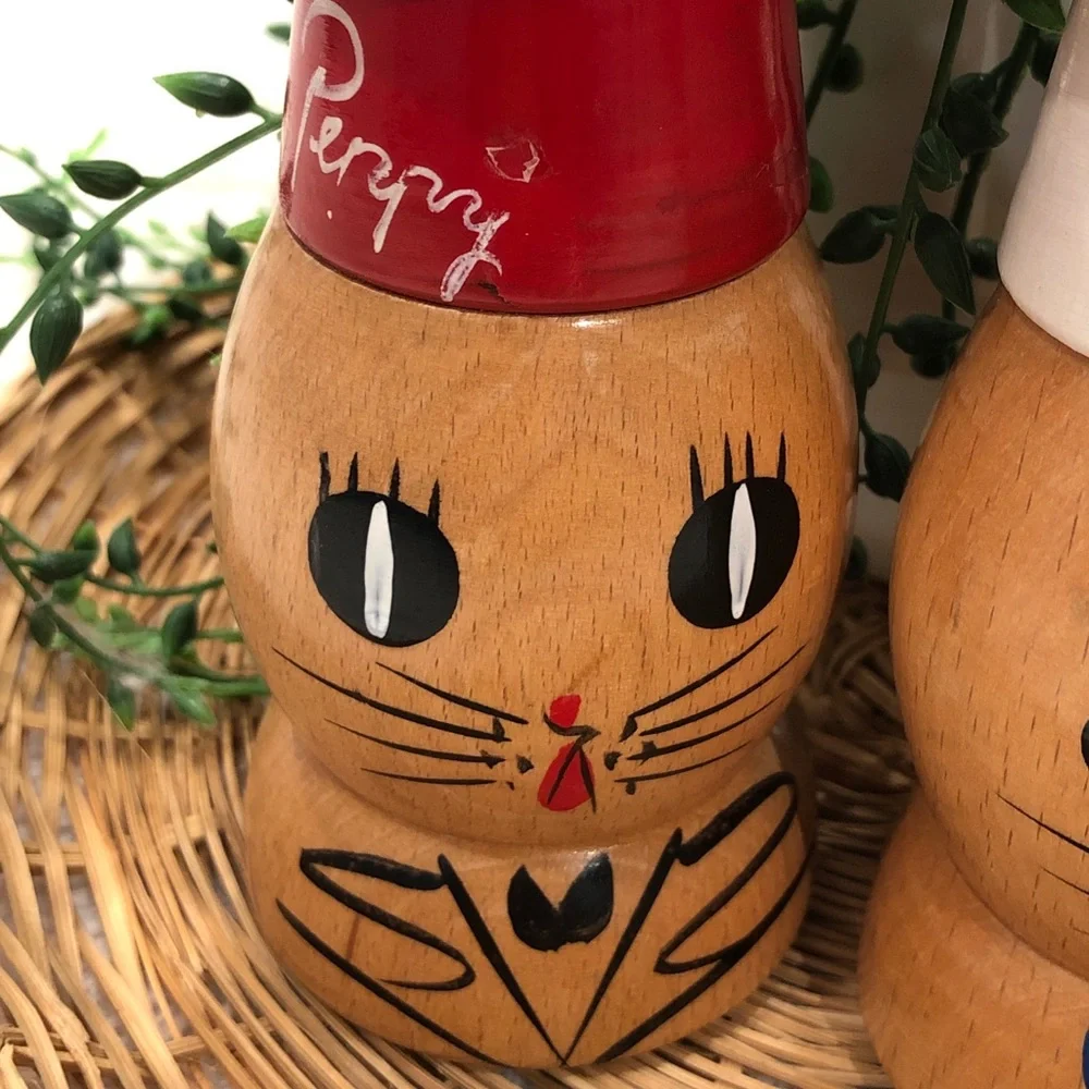 Vintage salt and pepper shakers